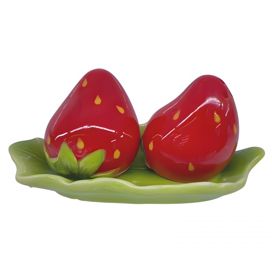 Porcelain Salt Shaker Set - 2 Pcs